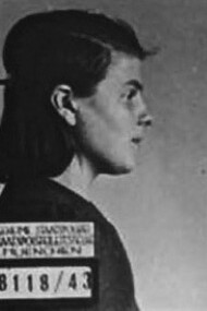 Foto di Sophie Scholl scattata dalla Gestapo, 18 febbraio 1943