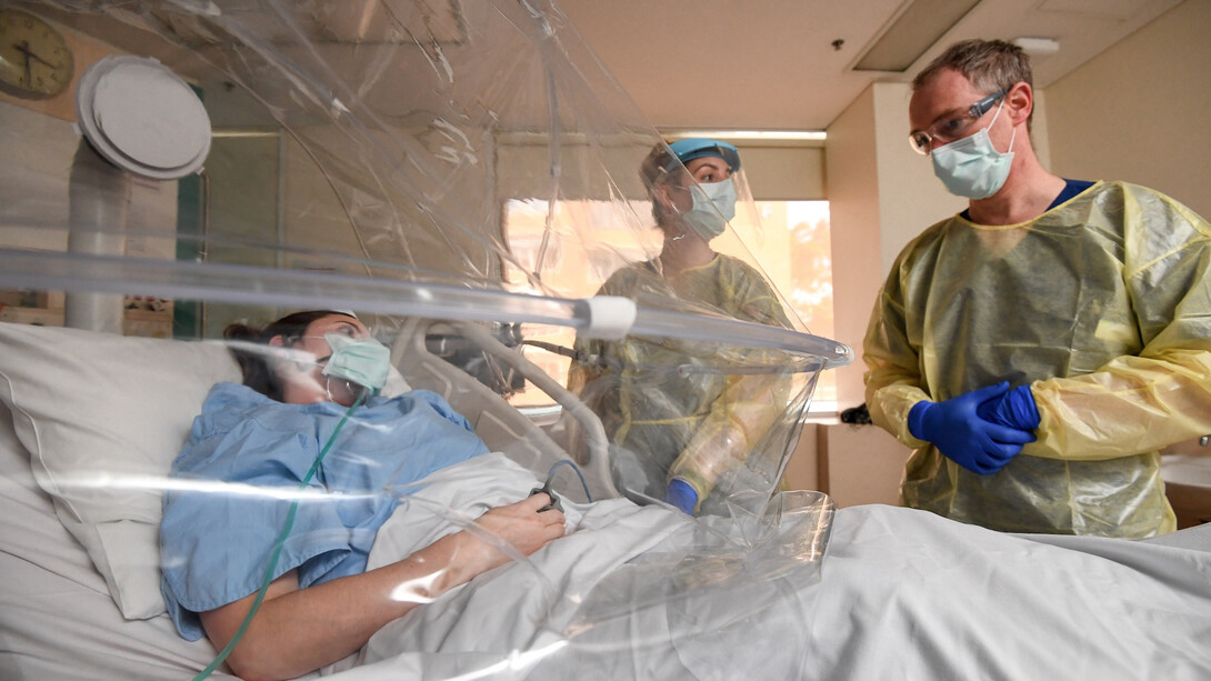 Researchers design ventilation hoods for hospital beds to help contain Covid-19 spread
