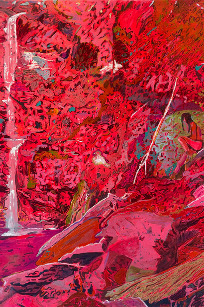 John Paul Kesling, Shimmer (detail), 2026. Courtesy of Red Arrow Gallery