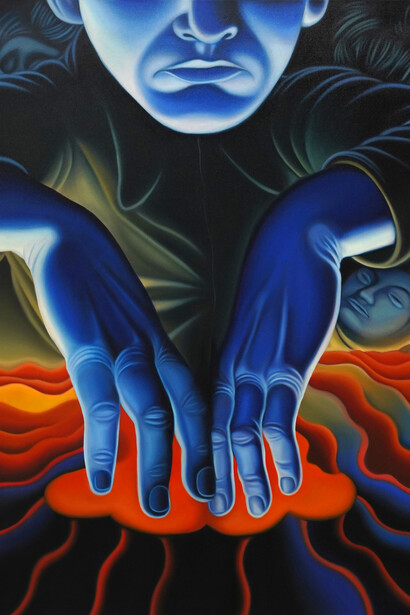 Madeline Brice, Luminous Realms, detail, 2024. Courtesy of Good Mother Gallery