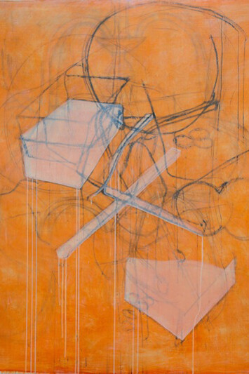 Fritz Panzer, Nr. 3428, 2014, painting, oil and tempera on board, 155 x 125 cm