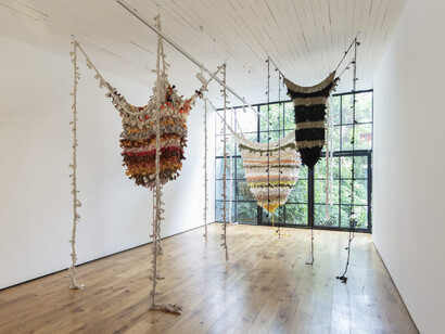 The Ocean is the Axis, 2024. Installation View. Courtesy of the artists and Mariane Ibrahim