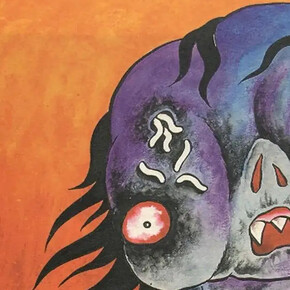 Hideshi Hino, La fillette de l'enfer (Kyofu Jigoku Shojo), 1982. Cortesy of Centre Pompidou 