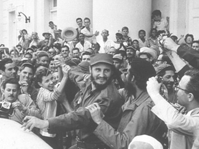 Fidel Castro en La Habana tras el triunfo de la Revolución Cubana en 1959