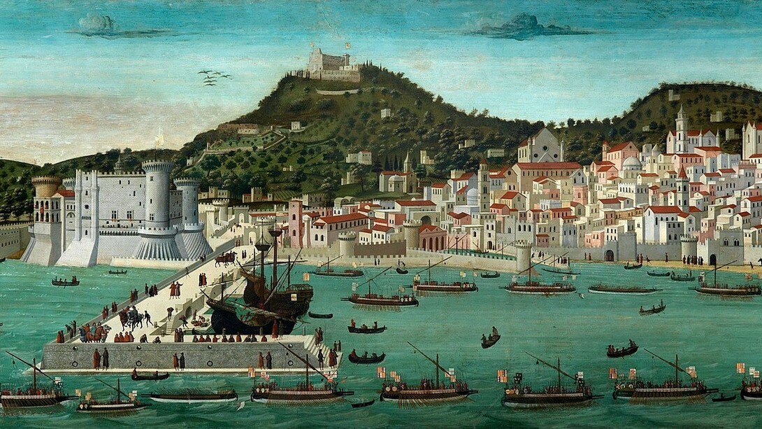 Napoli vista dal mare (1470 ca)