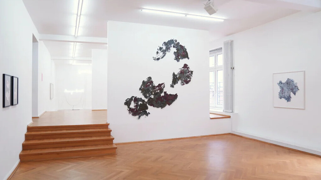 Various artists, The lines between, exhibition view. Courtesy of Bernhard Knaus Fine Art