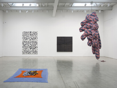 Installation view of "Matters of Pattern" at Skarstedt, Chelsea