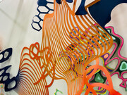 Wendy Letven, Flowtopia, detail. Courtesy the artist and Beth Urdang Gallery