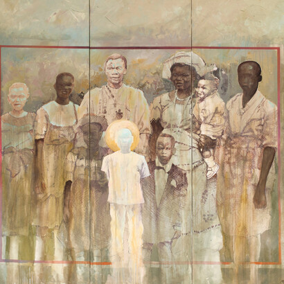 Chinemerem 'Eme' Omeh, Idea of camaraderie (detail), 2022. Courtesy of ACA Galleries