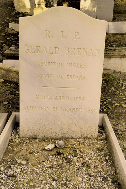 Tumba de Gerald Brenan en el cementerio inglés de Málaga, España. Foto: Felipe Sérvulo