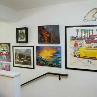Los Four Meets los 40, Exhibition view. Courtesy of Gregorio Escalante Gallery