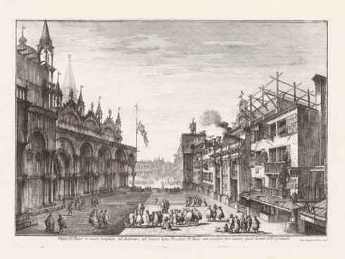 Michele Marieschi, The Piazza San Marco, etching