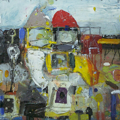 Robert Baribeau, Abstract 57, 1998, acrylic on canvas, 38 x 38 inches. © Robert Baribeau. Courtesy: Anna Zorina Gallery, New York City