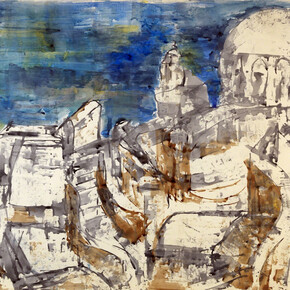 Michael Michaeledes, Greek Islands , 1957. Courtesy of Annely Juda Fine Art