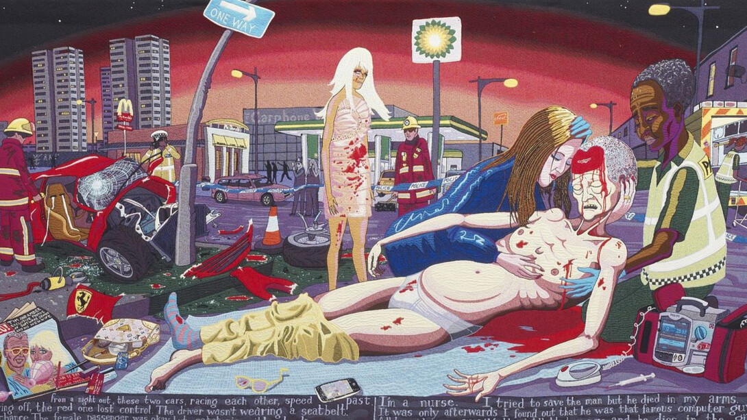 Grayson Perry, Lamentation from the vanity of small differences. Courtesy of Mudac
