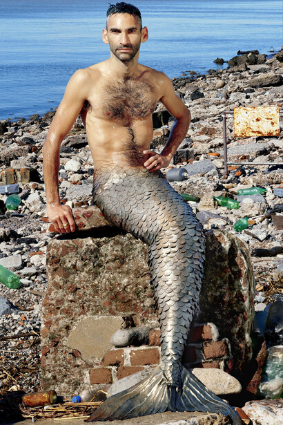 Marcos López, El sireno del Río de la Plata (detalle), Buenos Aires, 2002. Cortesía de la Fundación Larivière 