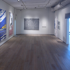 Various artists, Looking for America, exhibition view. Courtesy of the Ogunquit Museum of American Art 