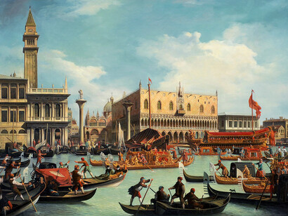 «El Bucintoro regresa al Molo el día de la Ascensión» (1730), Canaletto