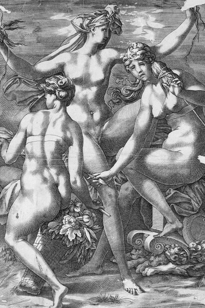 Pierre Milan; Las tres Moiras, c. 1538