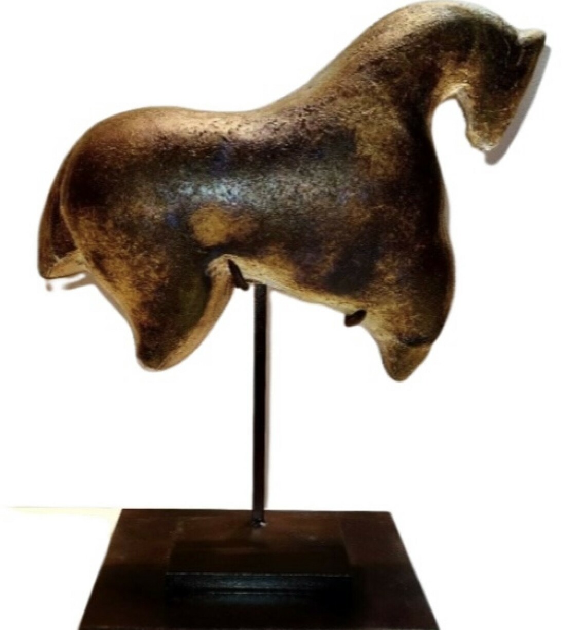 Marlene Rose (b. 1967), Metallic Ancient Horse - Medium, 2022