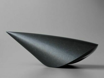 Armen Agop, Untitled, 2010, Black Granite, 66 x 36 x 19 cm, edition of 8, Internal Gravity series