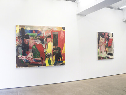 Streaming by Lamp and by Fire, exhibition view. Courtesy of Denny Gallery