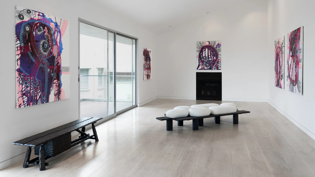 Zaachariaha Fielding, exhibition view. Courtesy of Albertz Benda