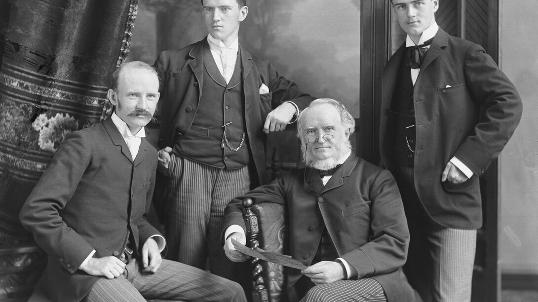 William Notman and his sons, William McF., George and Charles, Montreal 1890 ©McCord Museum