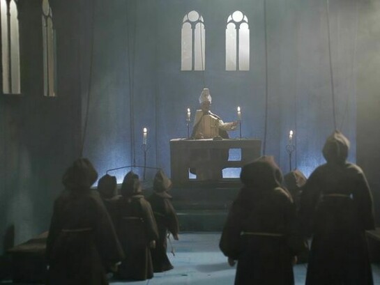 Shawky, Cabaret Crusades The Horror Show File, 2010, Film still, church