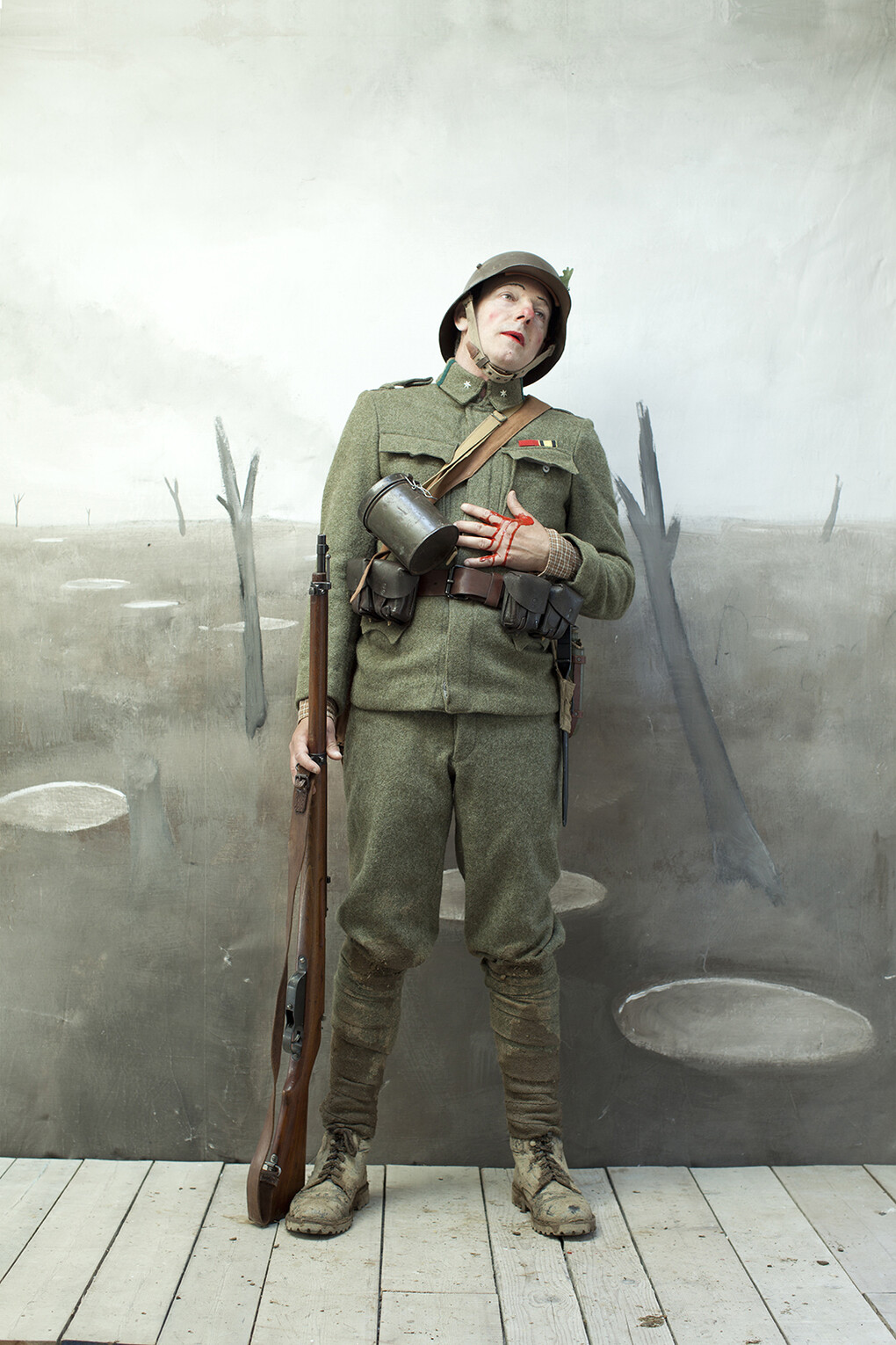 Paolo Ventura, I gemelli, 2014, stampa fotografica, 5 elementi, cad. 40 x 60 cm