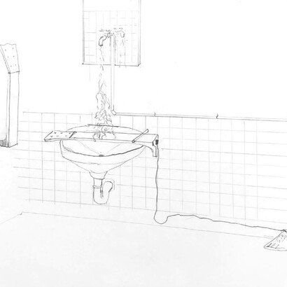 Rubén D'Hers, Filtración de armónicos, vista de exhibición. Cortesía de Galería ABRA