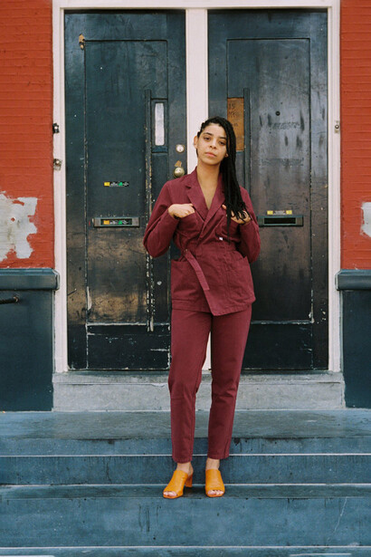 Suit designed by De Rrusie for the Bonne Suits label