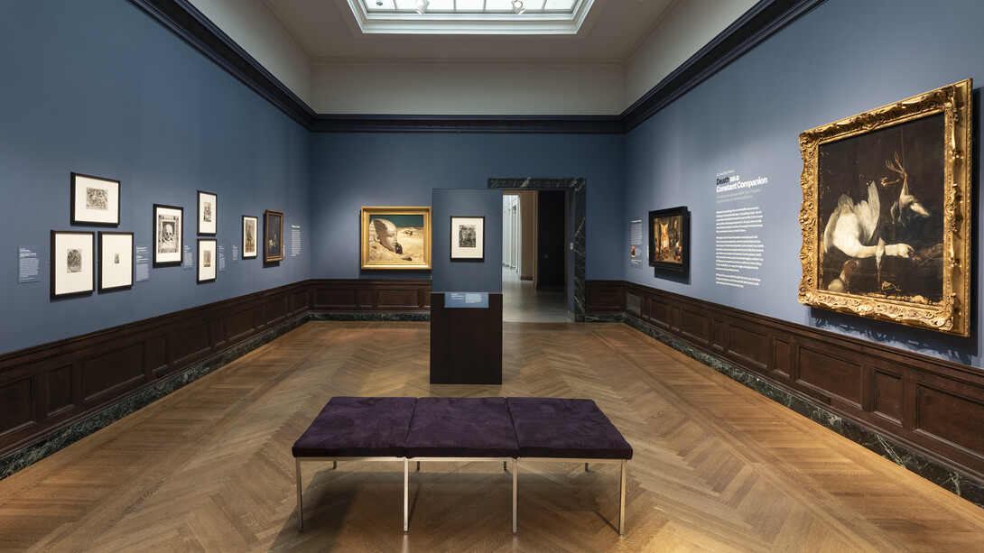 Curated by teens. Death as a constant companion, exhibition view. Courtesy of Museum of Fine Arts Boston
