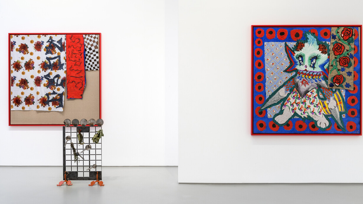 Ida Ekblad, Exhibition view. Courtesy the artist and Galerie Max Hetzler, Berlin | Paris. Photo : Charles Duprat