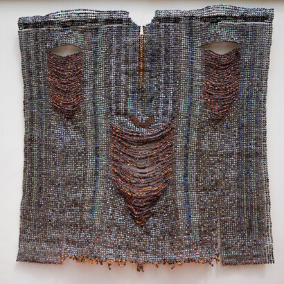 Ozioma Onuzulike, Lagbaja's Extra Large Danshiki, 2023. Courtesy the artist and Marc Straus, NYC