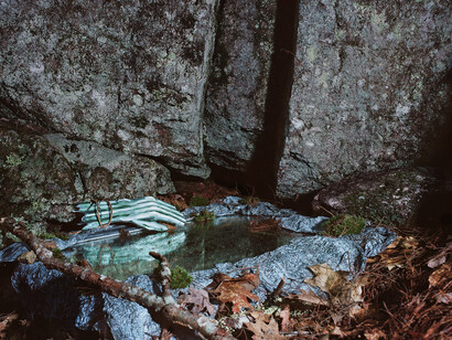 Will Connally, Signs and spirits of lake Elster. Courtesy of Reynolds Gallery