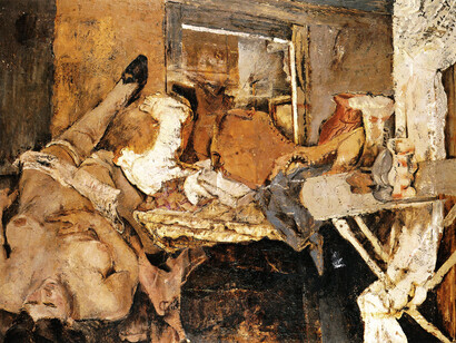 Fausto Pirandello, Golden Rain, c. 1933, Oil on board, 100.5 x 130 cm, Galleria Nazionale d’Arte Moderna, Rome
