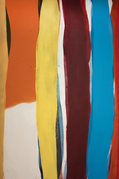 Dan Christensen, Hong Kong I, 1969. Courtesy of LewAllen Galleries