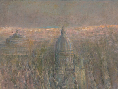 Colori. "Ho imparato da solo a creare i miei colori: prendendo un po' di blu, di rosso, di bianco e poco nero, ho creato il mio viola"