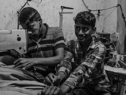 Behind the brightly coloured labels and affordable prices, there are factory workers giving their all to meet the demands of a global fashion machine