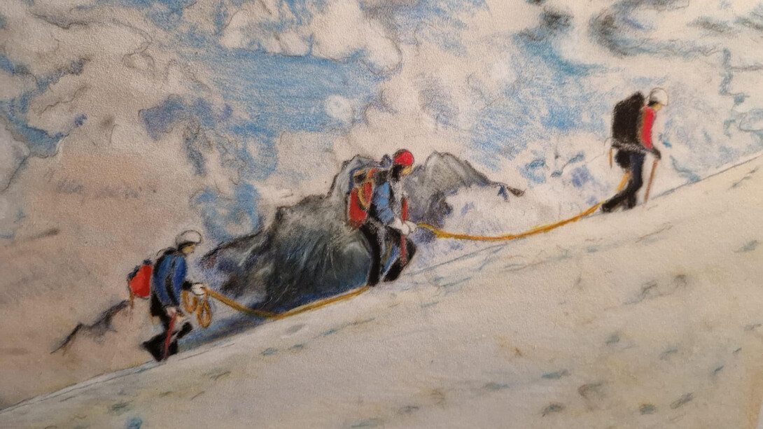 Peppino Fusar Poli, "La cordata tra le nuvole"