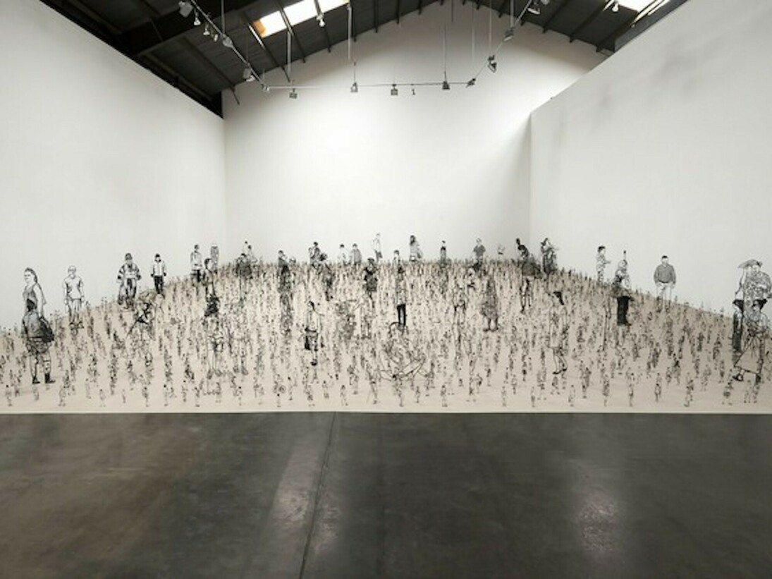 People I Saw But Never Met, Exhibition view. Courtesy of Shoshana Wayne Gallery