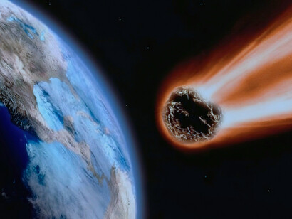 Meteorito se acerca a la atmósfera de la Tierra