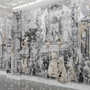 Diego Cibelli, A life ahead, exhibition view. Courtesy of Galerie Mezzanin. Photo by Annik Wetter