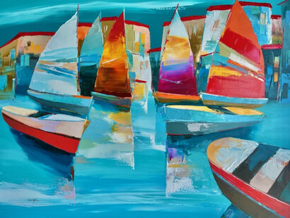 Maestra Skani, Colors of Love, 2023. Courtesy of the artist and Galerie Mourlot