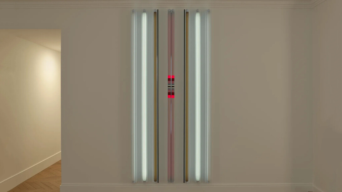 Robert Irwin, exhibition view. Courtesy of White Cube