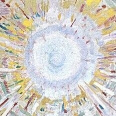 Detalle de Edvard Munch, "El sol", óleo sobre lienzo, 1912-1913