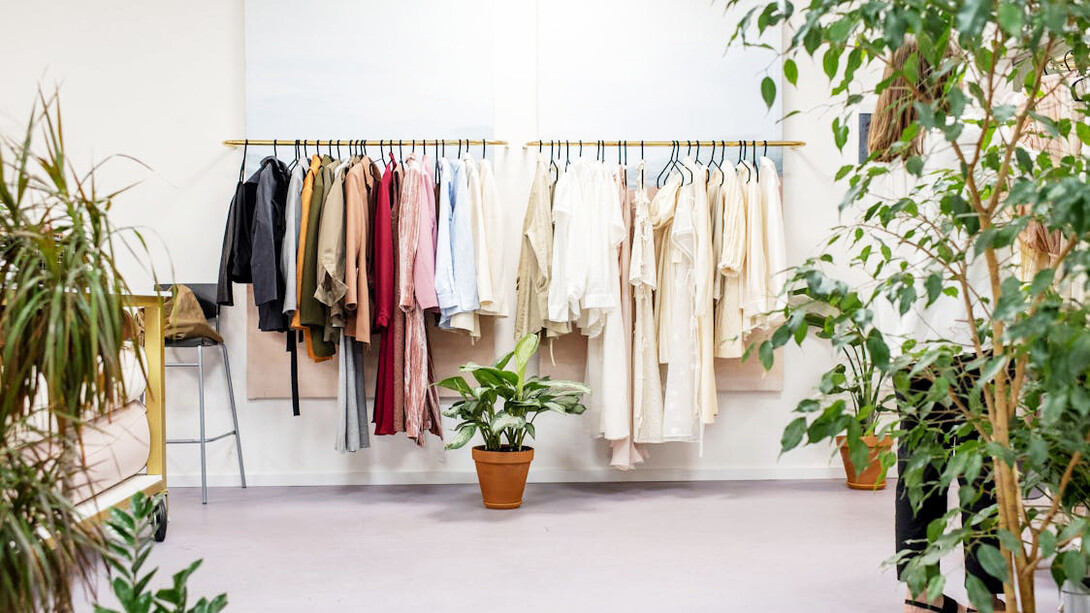 A vibrant array of garments, each piece on this rack showcases the potential for bold combinations and striking contrasts that define modern colour-blocking trends in fashion