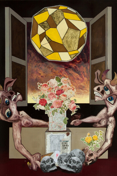 Tom de Freston, Bath, 2014, oil on canvas, 200 x 170 cm