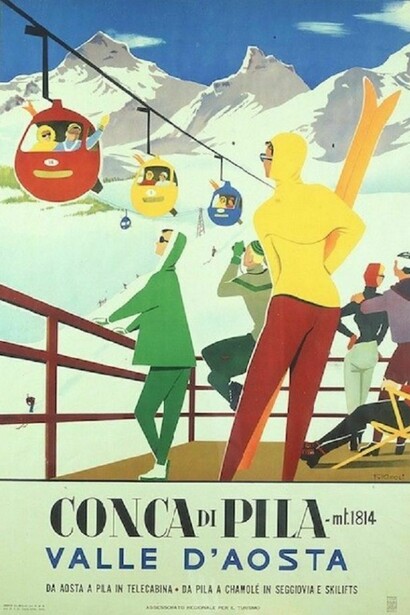 Concia di Pila, manifesto di Filippo Romoli